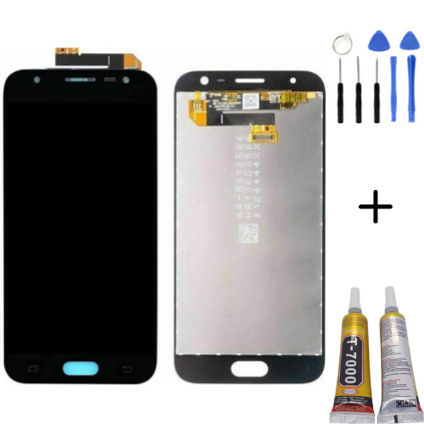 TE Samsung J3 PRO J330 Uyumlu Lcd Ekran Siyah + Montaj Kiti - Image 1
