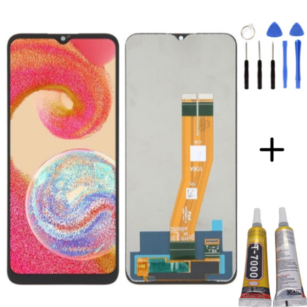 TE Samsung A04E A042F Uyumlu OLED Lcd Ekran + Montaj Kiti - Image 1