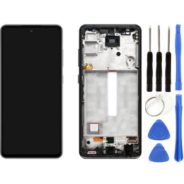 TE Samsung A52 5G A526F Uyumlu A Kalite Çıtalı Lcd Ekran+TamirSeti - Image 1