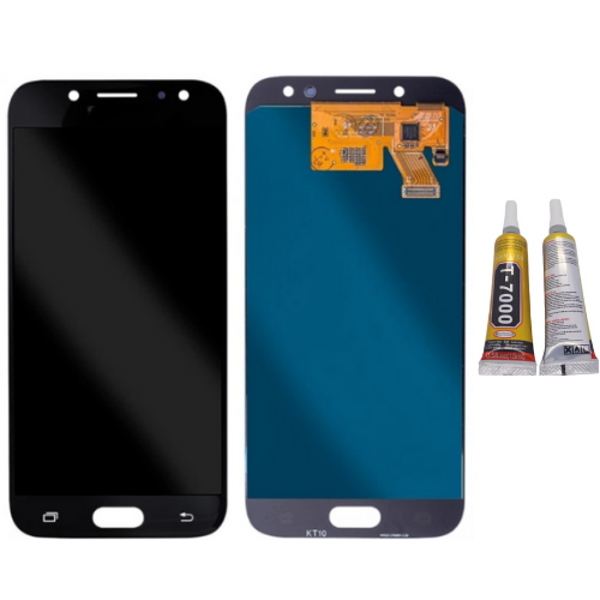 TE Samsung J5 Pro j530 Uyumlu Lcd Ekran Servis Siyah + B7000  - Image 1
