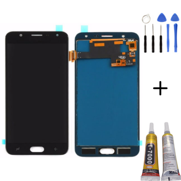 TE Samsung J7 Duo J720 Uyumlu A Kalite Lcd Ekran Siyah + Montaj Kiti - Image 1