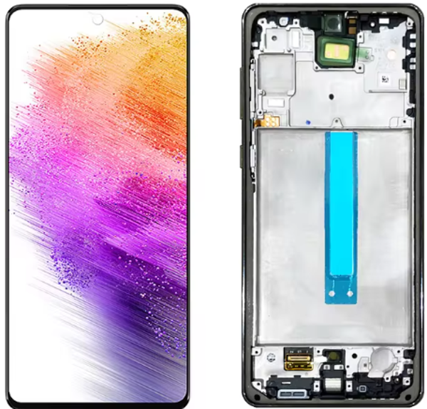 TE Samsung A73 5G A736F Uyumlu OLED Çıtalı Lcd Ekran Dokunmatik - Image 1