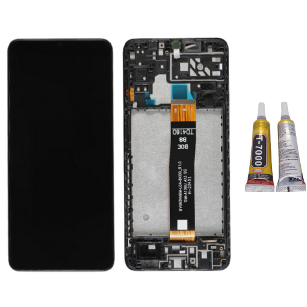 TE Samsung A04S A047F Uyumlu Çıtalı Lcd Ekran + B7000 - Image 1