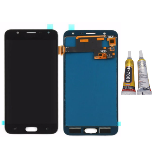 TE Samsung J7 Duo J720 Uyumlu Lcd Ekran Servis Siyah + B7000 - Image 1