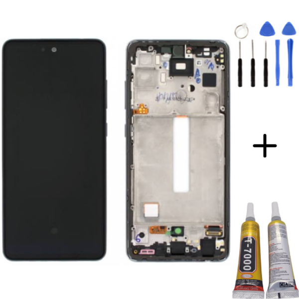 TE Samsung A52S 5G A528F Uyumlu Çıtalı Lcd Ekran + Montaj Kiti - Image 1