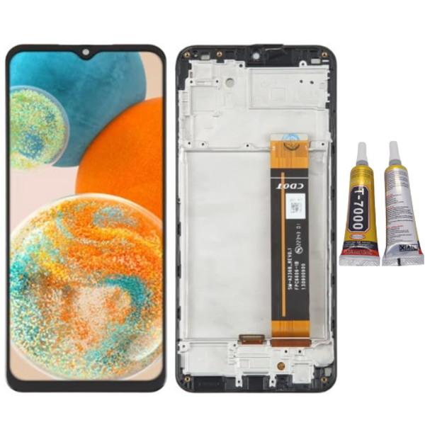 TE Samsung A23 5G A236F Uyumlu Çıtalı Lcd Ekran Servis + B7000 - Image 1