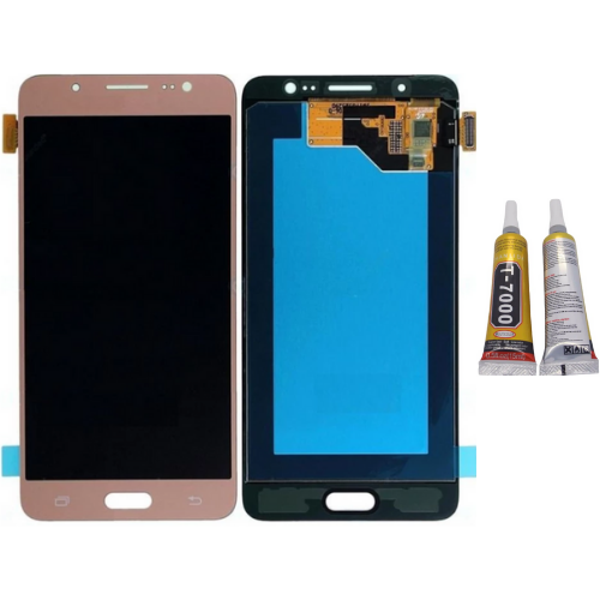 TE Samsung J4 Core J410 Uyumlu OLED Lcd Ekran Gold + B7000  - Image 1