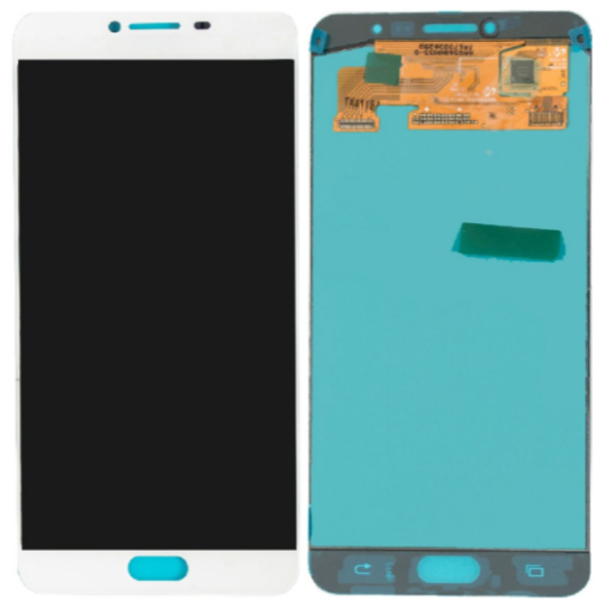TE Samsung C7 C7000 Uyumlu Lcd Ekran Dokunmatik Beyaz - Image 1