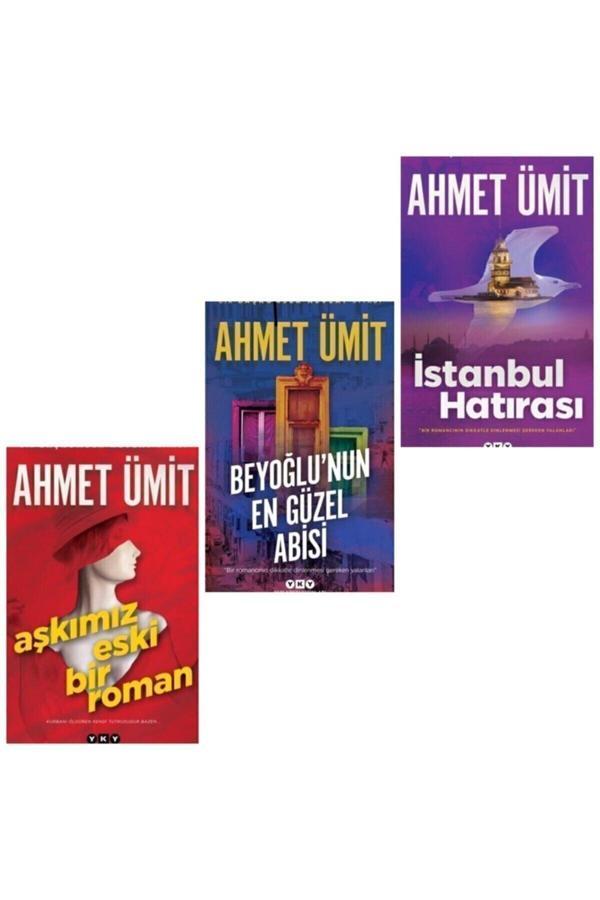 Aşkımız Eski Bir Roman - Beyoğlu’Nun En Güzel Abisi - Istanbul Hatırası, Ahmet Ümit 3 Kitap - Yapı Kredi Yayınları - Image 1