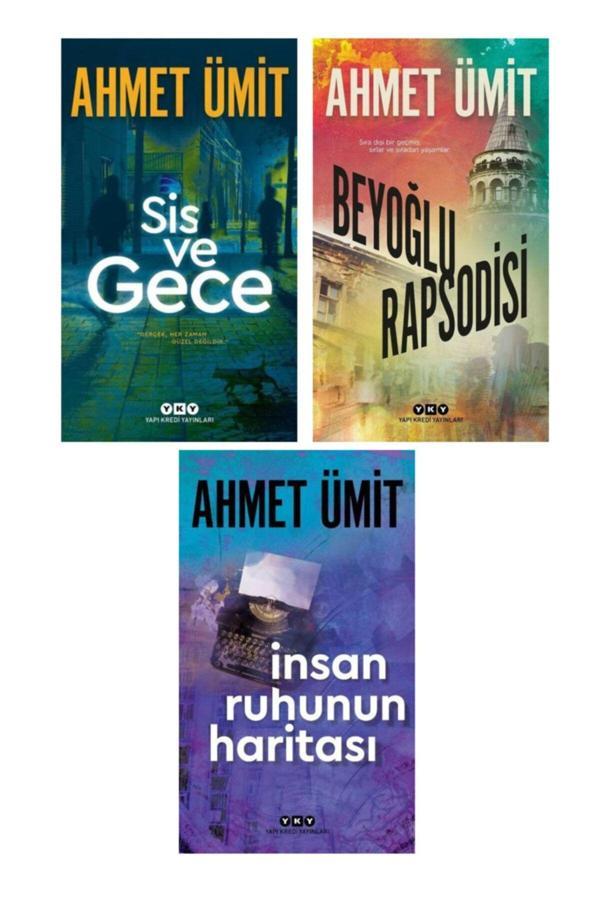 Ahmet Ümit Sis Ve Gece – Beyoğlu Rapsodisi – Insan Ruhunun Haritası - peta kitap - Image 1