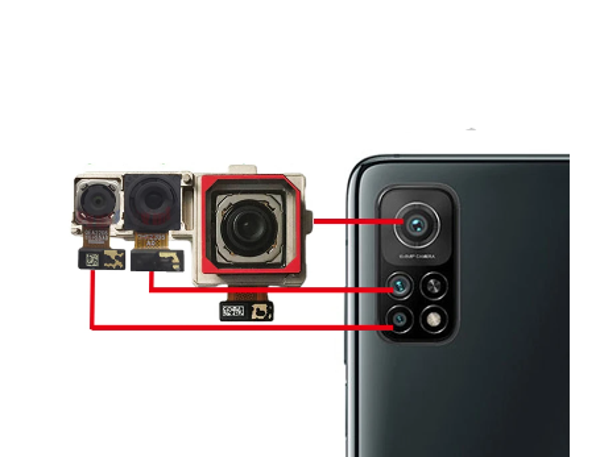 TE Xiaomi Mi 10T Lite Ön Kamera Selfie Kamerası - Image 1