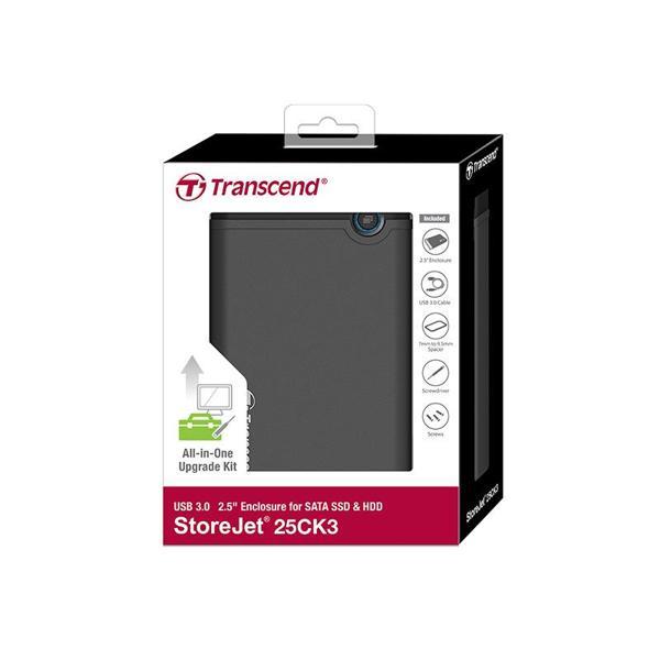 Transcend TS0GSJ25CK3 Storejet 25CK3 USB 3.0 2.5 inch Disk Kutusu - Image 1