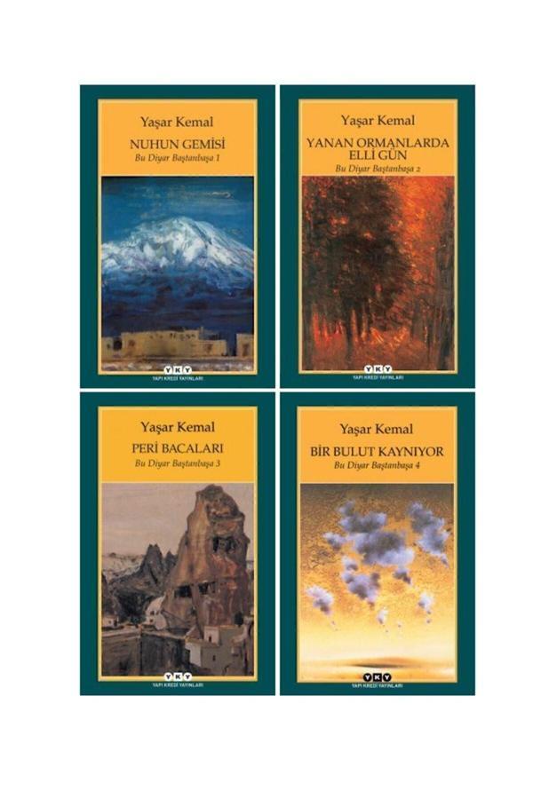 Bu Diyar Baştanbaşa 4 Kitap Set - Yaşar Kemal - Yapı Kredi Yayınları - Image 1