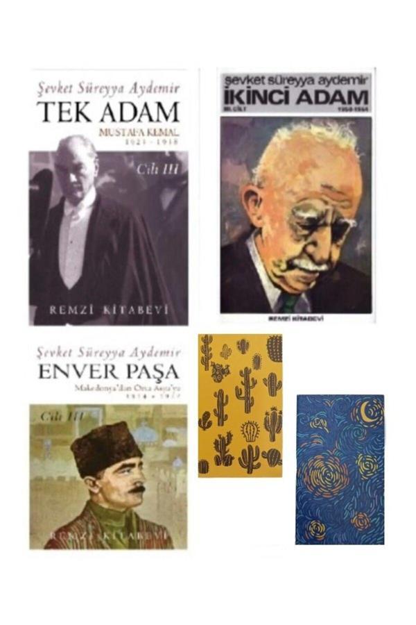 Şevket Süreyya Aydemir Tarihi Kişilikler Seti 3 - 2 Adet Not Defteri Hediye - Remzi Kitabevi - Image 1