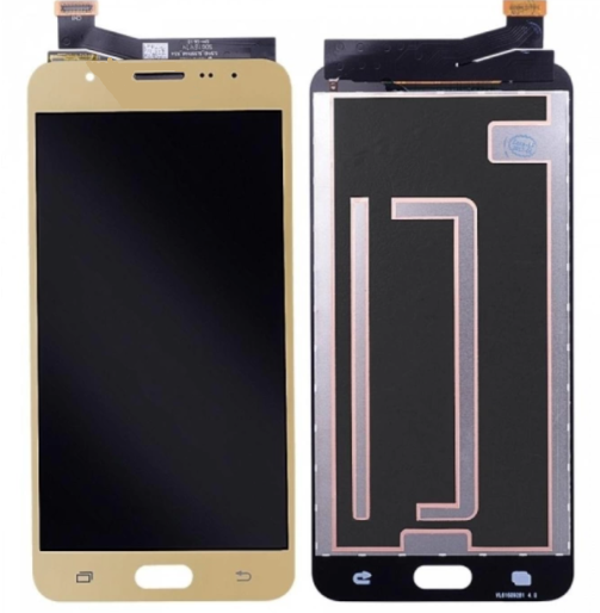 TE Samsung J7 Prime G610F Uyumlu Lcd Ekran Servis Gold - Image 1