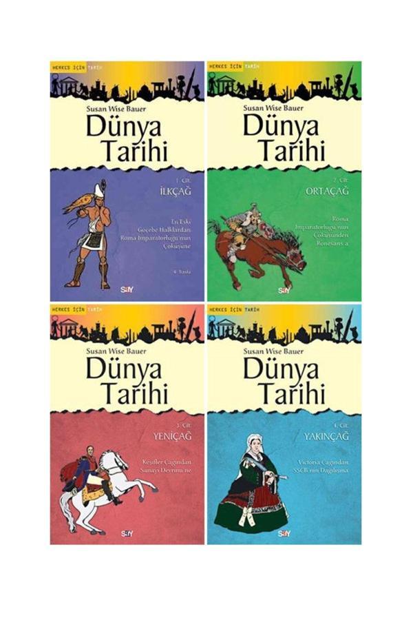 Herkes Için Tarih Dünya Tarihi 4 Kitap Set - Susan Wise Bauer - Say Yayınları - Image 1