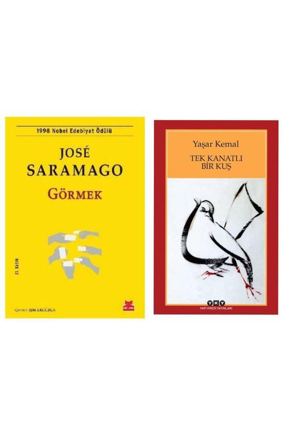 Görmek - Jose Saramago - Tek Kanatlı Bir Kuş - Yaşar Kemal - Kırmızı Kedi Yayınevi - Image 1