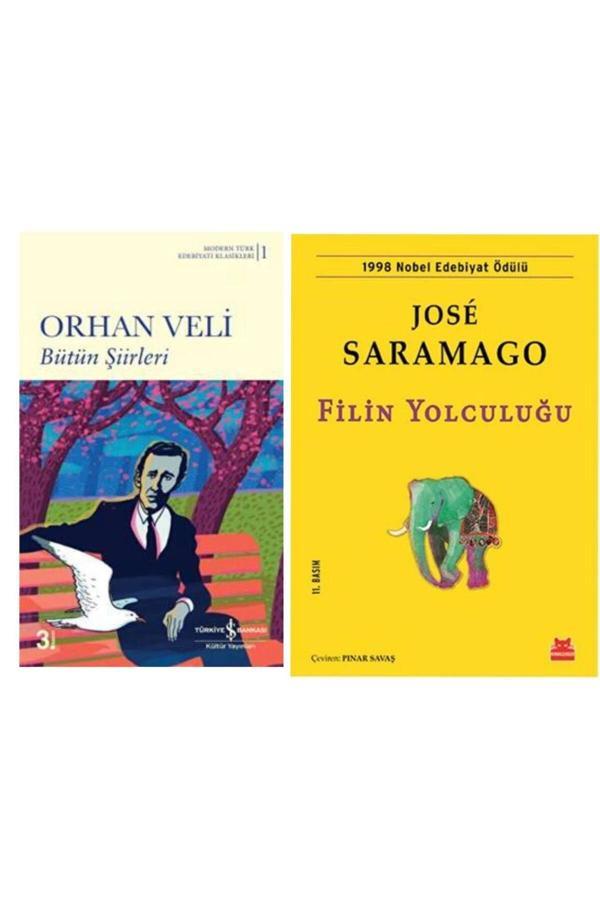 Bütün Şiirleri Orhan Veli Filin Yolculuğu Jose Saramago Orhan Veli Kanık - İş Bankası Kültür Yayınları - Image 1