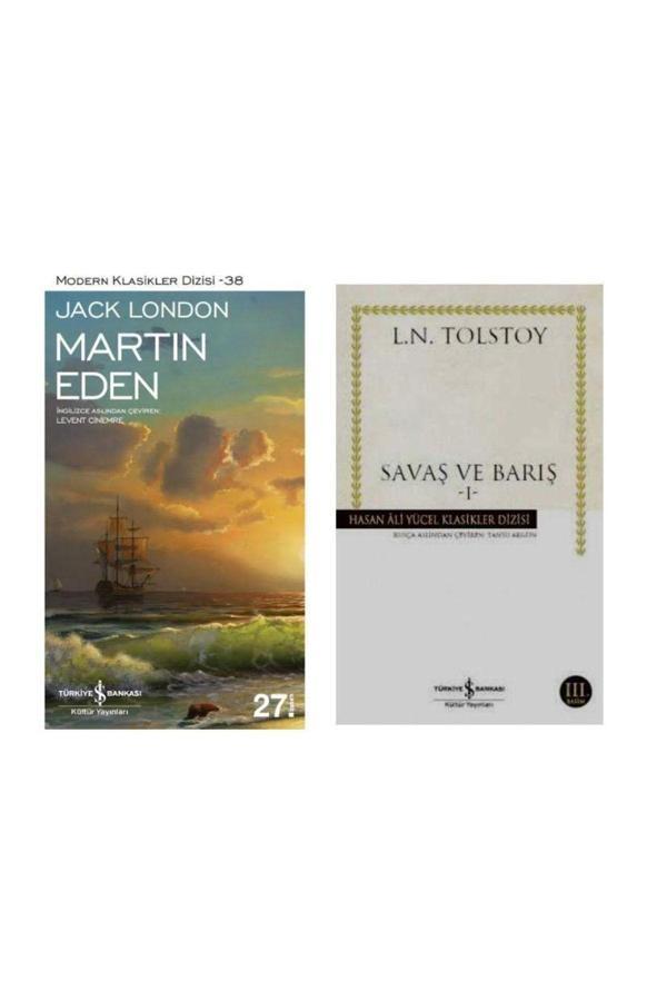 Jack London Martın Eden - Savaş Ve Barış 2 Cilt - İş Bankası Kültür Yayınları - Image 1