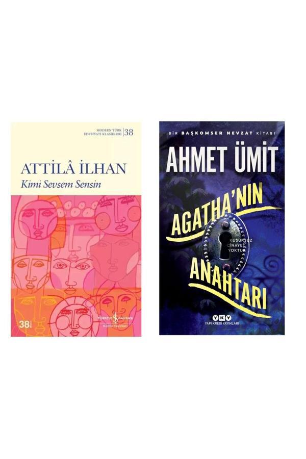 Kimi Sevsem Sensin - Attila İlhan - Agatha’Nın Anahtarı - Ahmet Ümit - İş Bankası Kültür Yayınları - Image 1