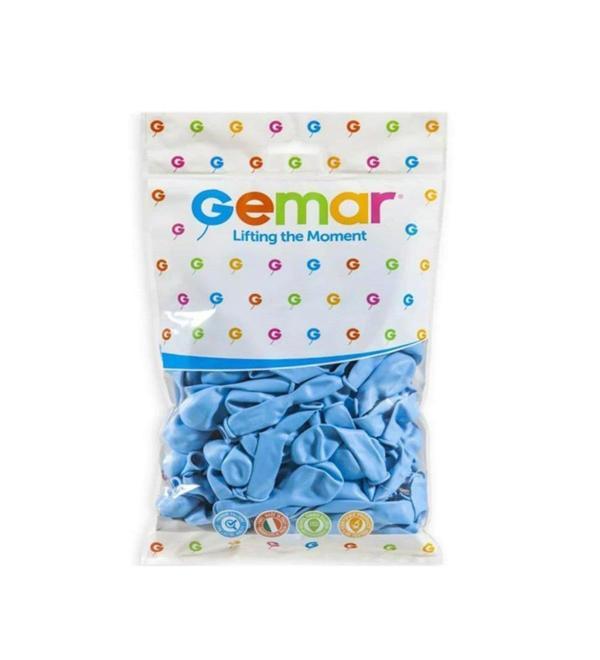 Gemar Parti Doğum Günü Organizasyon Balon - 28 Cm. - Açık Mavi - 100 Adet  - Image 1