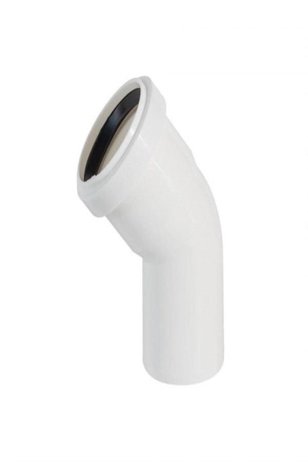 Ege Yıldız 50X45 ' Pvc Lavabo Gider Dirseği - 50 Lik Açık Dirsek - Image 1