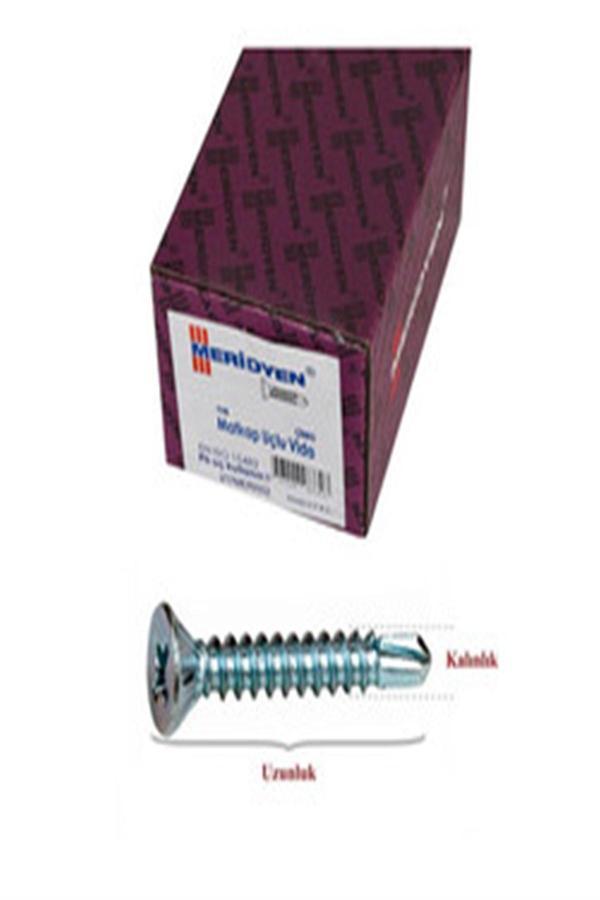 Akdeniz Yhb Matkap Uçlu Vida 4,8X38 1 Paket 500 Adet - Image 1