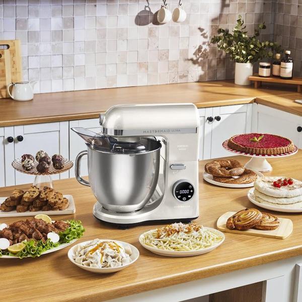 Karaca Mastermaid Chef Ultra D2000W Dijital Ekranlı Hamur Yoğurma Makinesi Starlight 7L - Image 1