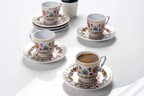Güral Porselen Sedef 12 Parça Kahve Fincan Takımı 4543 - Image 1