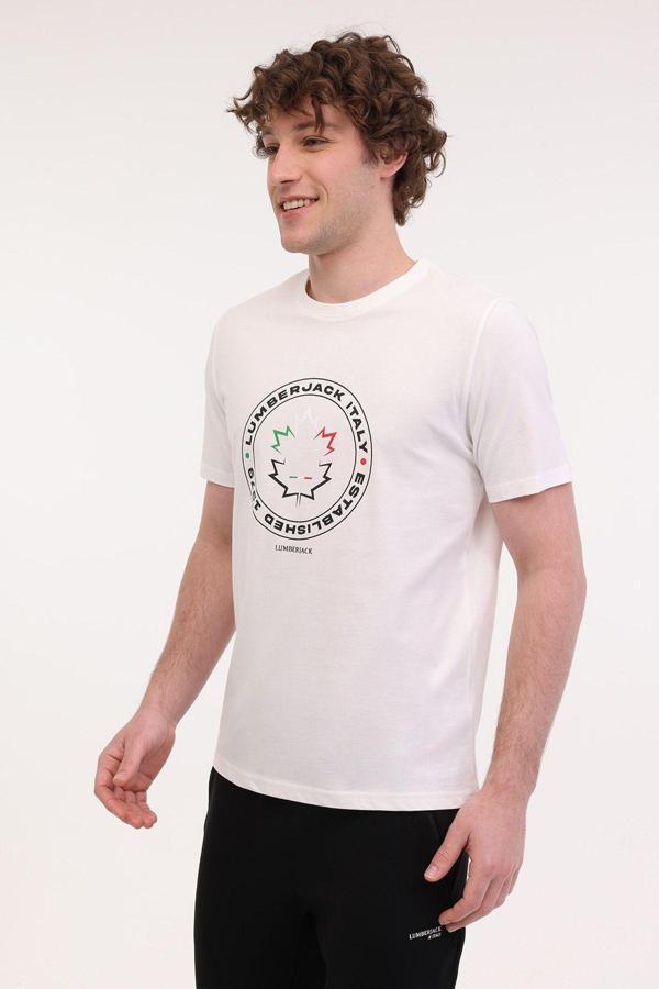 LUMBERJACK 5M ML RENATO 11ITL414 5FX KKOL T-SHIRT - Image 1