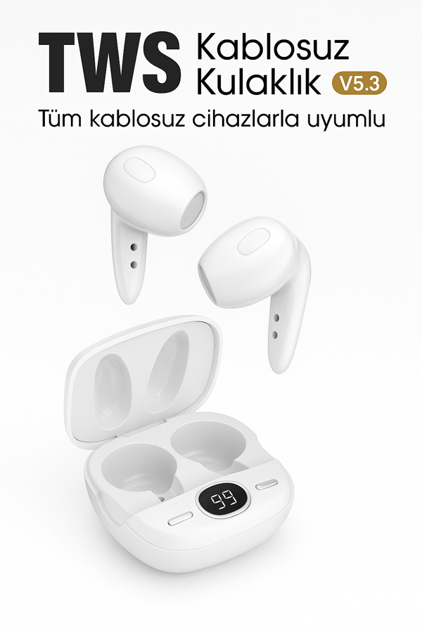 Pro 6plus Slikonsuz Kablosuz Bluetooth Kulaklık - Image 1