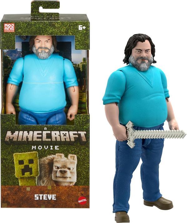 Minecraft Movie Steve 30 Cm Figür Oyuncak – Kılıç Aksesuarlı - Image 1