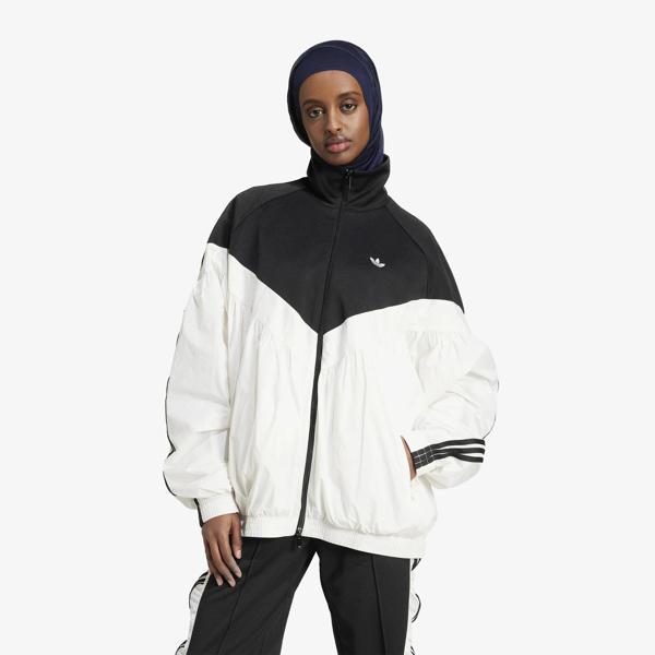 Adidas Kadın Günlük Eşofman Üstü Tracktop Jz6777 - Image 1