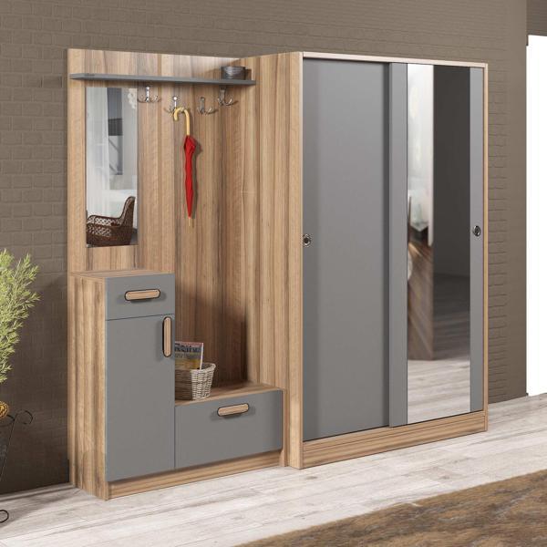 ABRE VM-36300 ANTRASİT VESTİYER PORTMANTO - Image 1