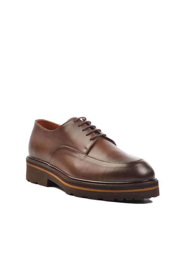 Ayakmod Premium 2873 M Kahve Hakiki Deri Erkek Günlük Ayakkabı - Image 1