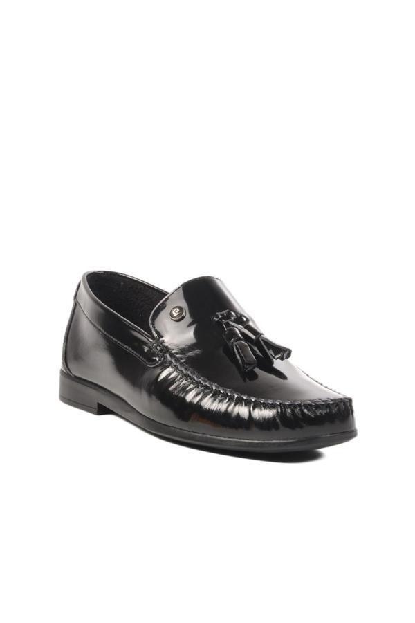 Pierre Cardin 25101 M Siyah Rugan Hakiki Deri Erkek Günlük Ayakkabı - Image 1
