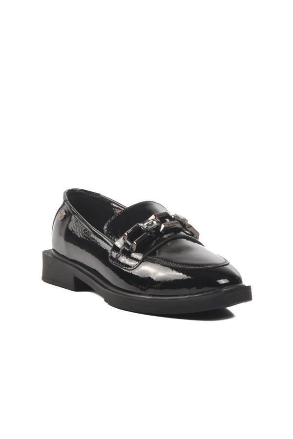 Pierre Cardin PC-54271 Z Siyah Kırışık Kadın Günlük Ayakkabı - Image 1