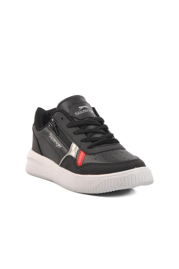 Slazenger Majority G Siyah-Beyaz Fermuarlı Kadın Spor Ayakkabı - Image 1