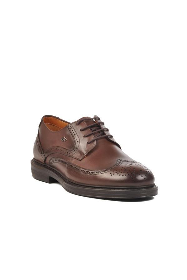 Kahve Hakiki Deri Erkek Günlük Ayakkabı Dr Flexer 099001 M  - Image 1