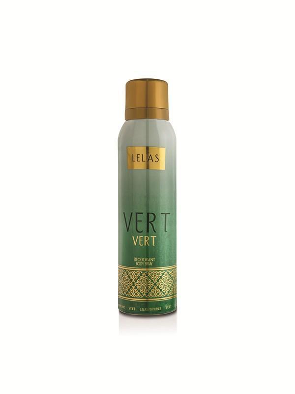Lelas 1170 Vert Deodorant 150 ML – Meyveli Odunsu Unisex Koku Spreyi - Image 1