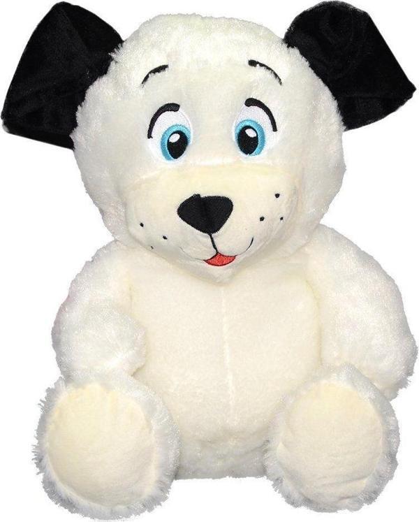 Selay Oyuncak 1291 Oturan Sevimli Köpek 30 cm Ekru - Image 1