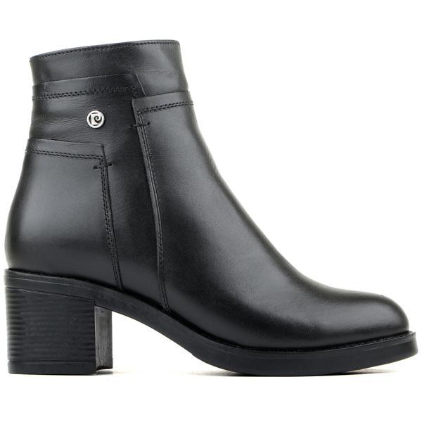 Pierre Cardin 54063 Hakiki Deri Fermuarlı Topuklu Kadın Bot - Image 1