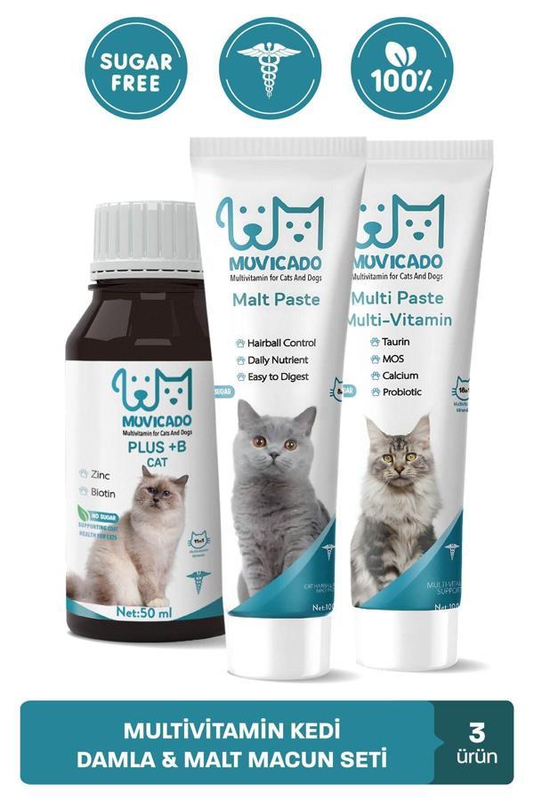Muvicado Kedi Tüy Bakım Seti - Image 1