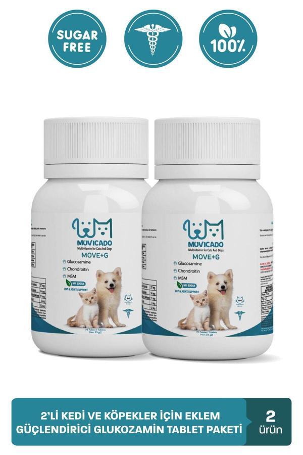 Muvicado Kedi Ve Köpekler Için Eklem Kas Destekleyici Glucosamine Glukozamin Msm Kondroitin Tablet - Image 1