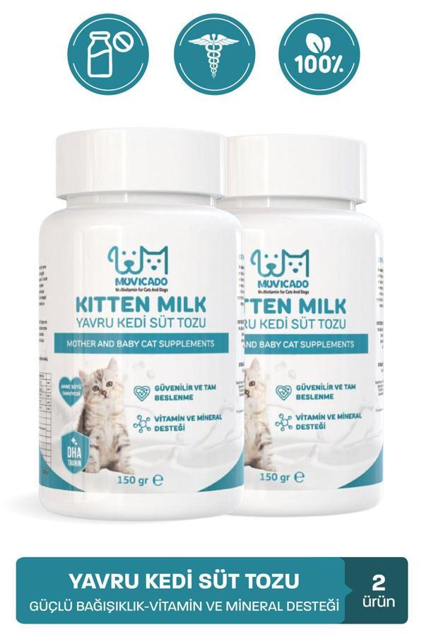 Muvicado Yavru Kedi Süt Tozu Kitten Milk Powder Taurin Dha Anne Hamile Yavru Kedi Süt Desteği - Image 1