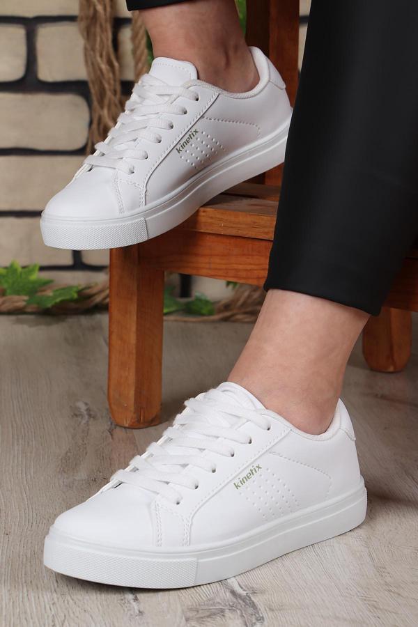 Kinetix Poro Anatomik Tabanlı Bağcıklı Kadın Sneaker - Image 1