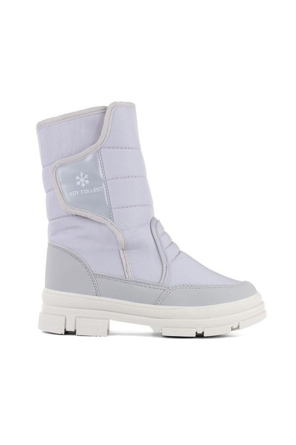 Vojo Cold Cırtlı Kürklü Unisex Kar Botu - Image 1