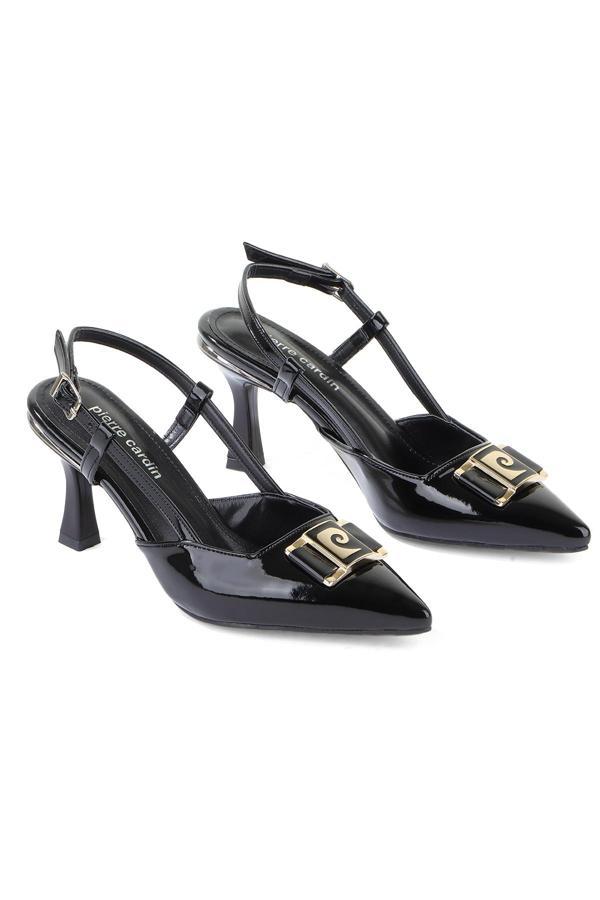Pierre Cardin 54707 Logolu 4 Cm Topuklu Kadın Ayakkabı - Image 1