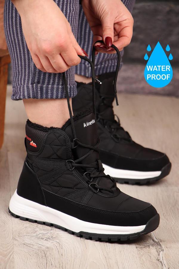 Kinetix Eya Su Geçirmez Full Kürklü Unisex Kar Botu - Image 1