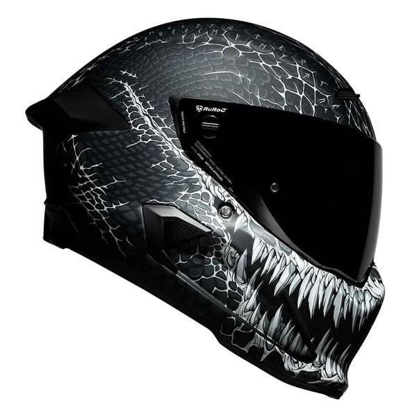 Ruroc AT4.0 Carbon Jormungandr Kapalı Kask - Image 1